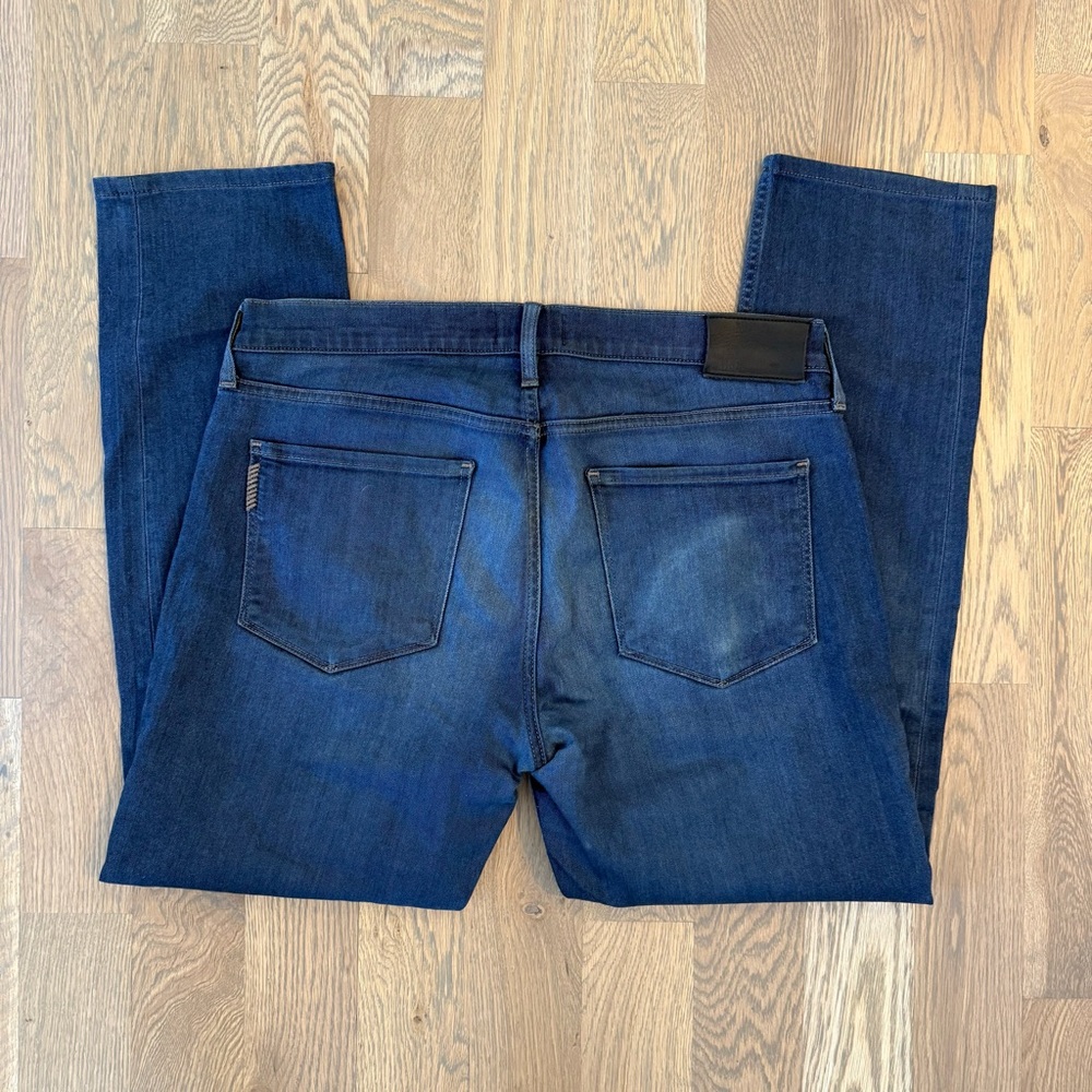 PAIGE Men's Dark Blue Slim Jeans - Picture 5 of 6